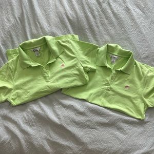 Two Lilly Pulitzer polos size medium in great condition
